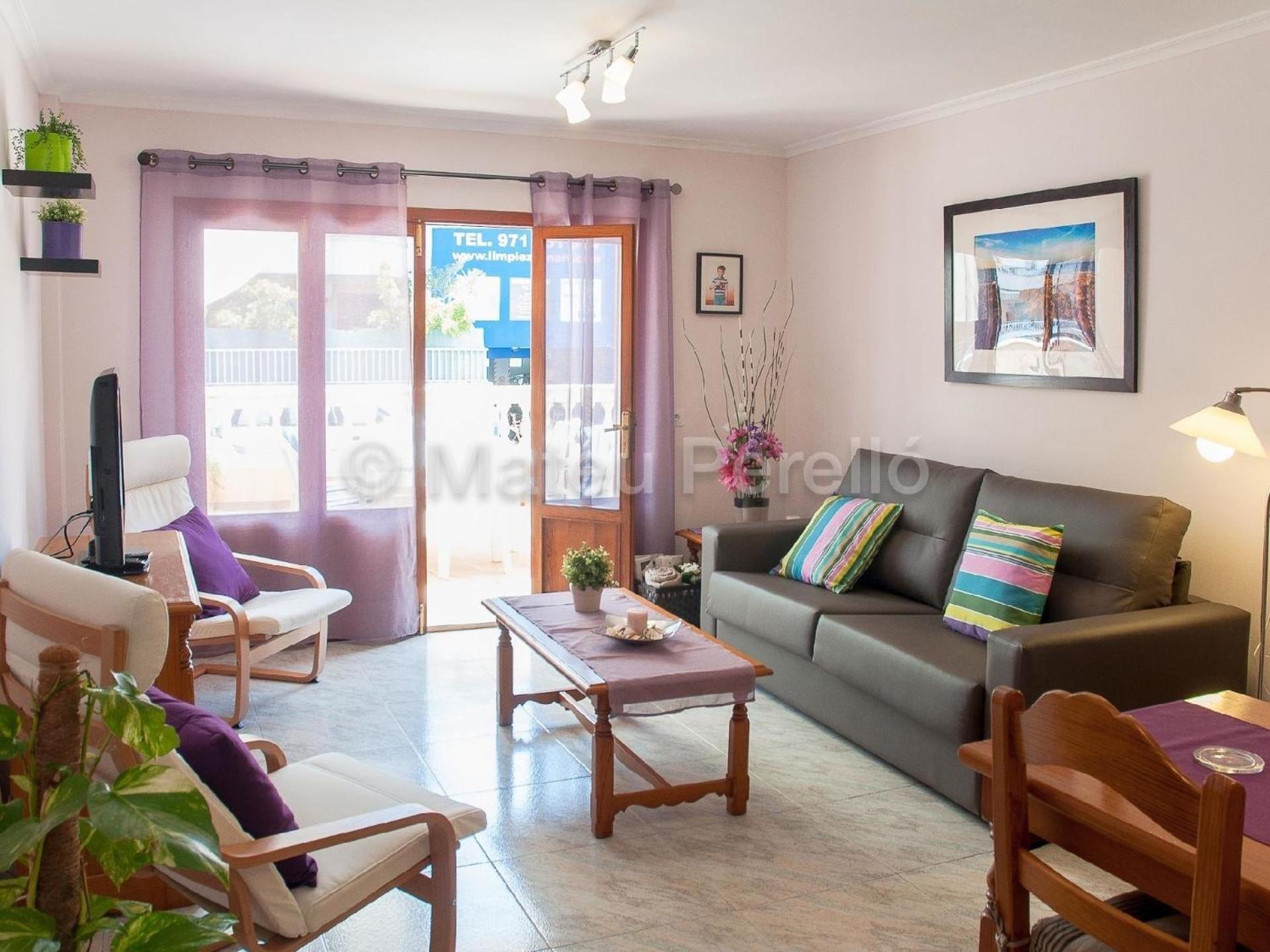 Wohnung In Son Baulo Mit Terrasse, Garten Und Grill كان بيكافورت المظهر الخارجي الصورة